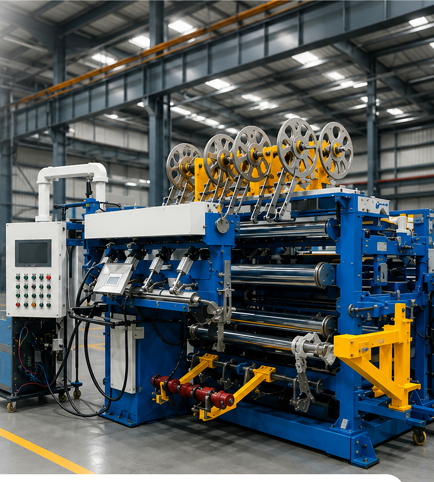 Foil winding line