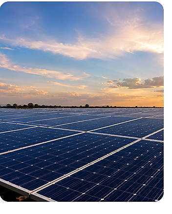 Inverter duty transformer at a solar plant