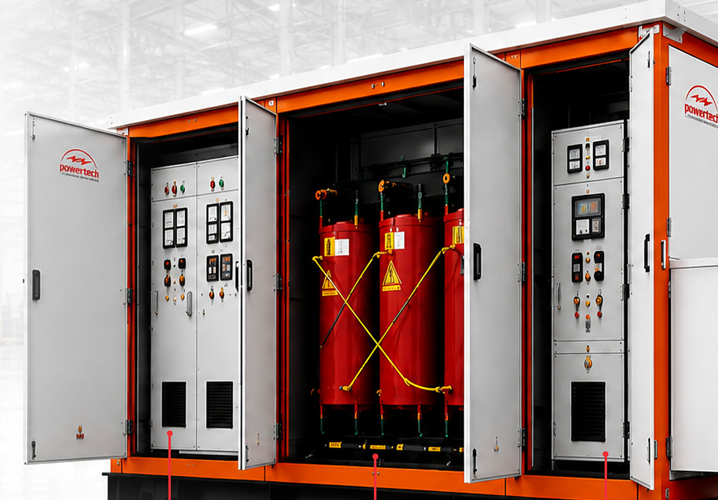 Compact substation compartments